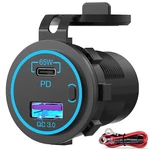 83W12V Usb Outlet Qidoe 65W For Laptop Car Charger Socket Quick CHARGE3.... Fixed Price $32.12.