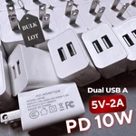 10W Usb Jack Wall Home Travel Adapter 5VOLT 2AMP To Dc Charger Cube Lot. Fixed Price $158.46.