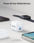 Anker 511 Usb Charger 20W, Piq 3.0 Durable Compact Fast - White. Fixed Price $19.46.