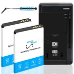 Sporting 2X 1520MAH Battery Wall Charger Pen For Verizon Alcatel Go Flip 4051S. Fixed Price $49.17.