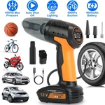 4-IN-1 Tire Inflator W/ Light Portable Air Compressor & Car Vacuum Rechargeable. Fixed Price $38.86.