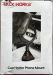 Talk Works 8" Gooseneck Car Cupholder Mount Iphone & Smartphones. Fixed Price $13.99.