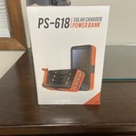 PS-618 Fast Solar Charger Power Bank 2 Outputs Waterproof 4 Leds Flashlight. Fixed Price $30.00.