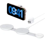 Anker Maggo Ufo Ultra-compact 3-IN-1 QI2 Charger Foriphone/watch/airpods White. Fixed Price $53.00.