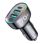 Car Charger Usb C, 4 Port 70W Super Fast Charging For Iphone 17 Adapter, .... Fixed Price $35.97.
