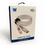 Just Wireless 10 Ft. Durable Braided Usb-a 8-PIN Connector Apple Mfi Cert. Fixed Price $10.99.