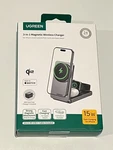 Ugreen Magflow QI2 15W 3-IN-1 Magnetic Foldable Wireless Charger W707 Gray. Fixed Price $44.95.