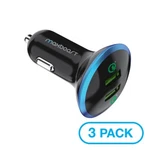 Maxboost Pack Quick 3.0 Car Charger Dual Usb For Smartphone. Fixed Price $17.99.