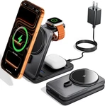 Kpon Foldable 3IN1 Charging Station For Magsafe, Travel Phone And Watch Charger. Fixed Price $34.80.