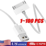 3FT 30 Pin Usb Charging Data Cable Cord For Ipad 1/2/3 Ipod Nano 1-6 Lot. Fixed Price $108.41.