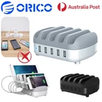 Orico Charging Station 5 Ports Desktop Usb Hub Phone Charger Multi Dock Stand Au. Fixed Price $39.37.