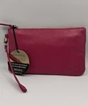 New Handbag Butler Mighty Purse Poppy Leather Wristlet Iphone 5- 14 Charger. Fixed Price $13.00.