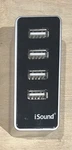 I.sound 4 Usb Port Wall Charger Pro ISOUND-2106. Fixed Price $16.00.