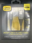 Otterbox 3M/10FT Usb-a To Usb-c Braided Fast Charge Tangle-resistant Cable Black. Fixed Price $10.49.