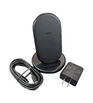 PP3O Belkin Boostcharge 15W Qi Wireless Stand, Black, W/ Cord & Block. Fixed Price $9.99.