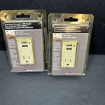 Cooper Wiring Lot Of 2 Combination Receptacle Usb Charger TR7740V-K Ivory New. Fixed Price $9.97.