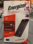 Energizer Max 10,000MAH Portable Power Bank - Black UE10058. Fixed Price $18.99.
