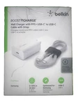 Belkin Boost Wall Charger W/ Usb-c To Cable (WCA004DQ V2). Fixed Price $14.99.