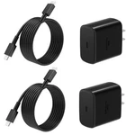 Type Charger Fast Charging 2PACK Usb Super 45 6FT, Black. Fixed Price $23.90.