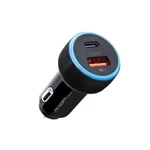 Argom Tech 36W Pd Fast Car Charger Usb-c Dual Port Blue Led Ring. Fixed Price $19.99.