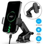 Car Truck Wireless Charger Dashboard Automatic Clamping Phone Holder Mount Stand. Fixed Price $29.99.