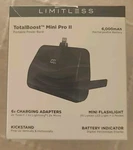 Limitless Totalboost Mini Pro Ii 6,000MAH Universal Power Bank Flashlight. Fixed Price $22.99.