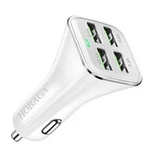 Qc 3.0 Fast Usb Car Charger, 4-PORT 9.6A 48W, White Comp With Iphone, Samsung. Fixed Price $9.99.