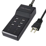 Wyssay CHARGER,50W Charging Station With 6USB-A&4USB-C Ports-black. Fixed Price $25.98.