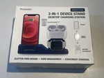 Merkury 3 1 Device Stand Charging Station For Apple Products Midnight Blue. Fixed Price $9.56.