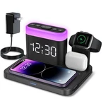 Anjank Wireless Charging STATION,5 1 Multiple Charger Stand With Black. Fixed Price $56.17.