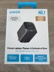Anker Gan Wall Charger 67W 3 Ports 2 Usb-c 1 Usb-a Foldable Plug Black Sealed. Fixed Price $35.00.