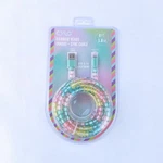Cylo Rainbow Phone Charger + Sync Cable Usb-a Connector Quick 6FT 1.8 M. Fixed Price $11.99.