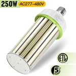 480V 250W Led Corn Light Bulb Industrial Warehouse High Bay Lamp Equiv. 800W Hps. Fixed Price $99.20.