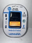 Lenmar Internationally Capable 4 Adapters Charges Devices Ac To Usb Nib. Fixed Price $19.16.