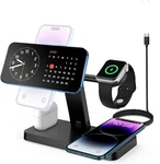 4IN1 Fast Wireless Charger Station Dock For Apple Watch Iphone 16 15 14 13 12 11. Fixed Price $14.99.