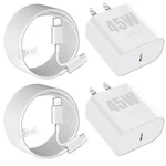 Iphone 17 16 15 Fast Charging BLOCK,2PACK 45W Type Charger,quick. Fixed Price $38.81.