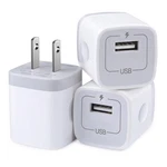 Usb Wall Charger, Block, 3-PACK Charging Cube 1A/5V One-port. Fixed Price $16.99.