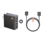 Slimq F100 100W Ultra Fast Charger 4 Port 2USB-C Usb-a. Fixed Price $44.50.