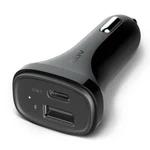 Iluv MOBISEAL2CBK Universal Dual Car Charger With Usb-c And Regular Port. Fixed Price $10.99.
