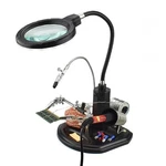 Mmobiel Led Light Helping Hand Magnifier Station For Soldering, Assembly, Rep.... Fixed Price $39.45.