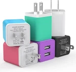 6PACK Usb Wall Charger, Igenjun 2.4A Dual Port Cube Power Plug Adapter Fast. Fixed Price $25.05.