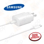 Original Samsung Galaxy S24 S23 Series 25W Super Fast Wall Charger & Cable. Fixed Price $13.99.