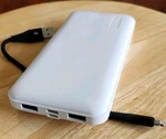 Miady 15000MAH Dual Usb Portable Charger HYD007 Power Bank & Cord 55.5WH. Fixed Price $7.98.