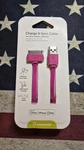 Iessentials Charge & Sync Pink Usb Cable 3.3 Foot Iphone, Ipod, Ipad. Fixed Price $5.60.