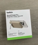 Belkin Boostcharge Pro Magnetic Power Bank 5K Magsafe Wireless Charger, New. Fixed Price $25.99.