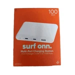 Surf Onn. 100W Multi-port Charging Station 3-IN-1 Charger, For Laptop And Iphone. Fixed Price $14.99.