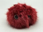 Power Fur Pom Fashion Accessory Bank 2000 Mah Micro Usb Android (red Wine) A6. Fixed Price $19.77.