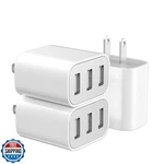 Xianghongyian 3-PORT Usb Wall Charger, Pack Compatible With Iphone 14/13/12. Fixed Price $20.00.