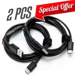 Lot Of 2 Verizon Usb-c 6FT Charge Data Cable For Galaxy Iphon Google. Fixed Price $10.50.