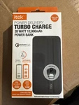 Cell Phone Power Bank Itek Turbo 20 Watt 12,000MAH Charge Usb-c FAST(GS382). Fixed Price $19.99.